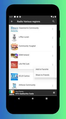 Radio Ireland FM - Irish Radio Player + Radio App android App screenshot 1