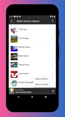 Radio Ireland FM - Irish Radio Player + Radio App android App screenshot 2