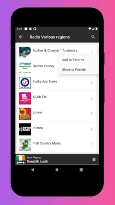 Radio Ireland FM - Irish Radio Player + Radio App android App screenshot 3